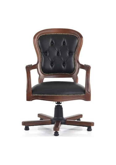 Crown Ofis Sandalyesi Koyu Ceviz
