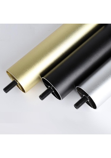 Suntek 4 Adet Alüminyum Alaşımlı Mobilya Ayakları Gümüş-10cm Çok Renkli