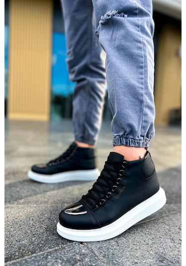 Saklımoda Ch267 Cbt Roma Mirror Erkek Bot Sıyah Çok Renkli