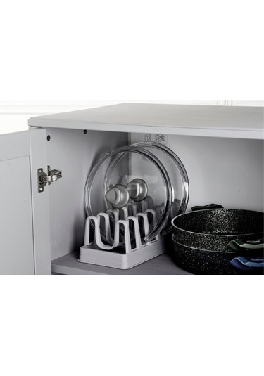 6 Bölmeli Dolap İçi Tencere Kapak Düzenleyici 234