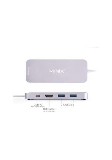 Minix Neo 240 GB SSD Harici Depolama ve Çoklu USB C Hub Port