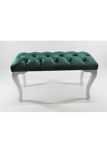 Yeşil Chester Model Babyface Kumaş Bench&koltuk&tabure&pofuduk Yatak Odası Takımı Ucu&önü Puff