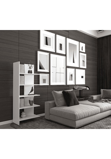 Senta Kitaplık - Beyaz