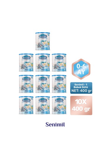 Senimil 1 Bebek Sütü 400 G 10 Adet