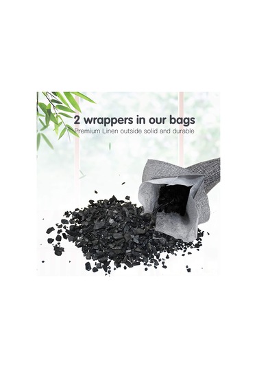 Neevoyu Yeni Ev İçin 2 Adet 75g Aktif Bambu Kömür Paketi - Formaldehit Ve Koku Giderici Hava Temizleyici Bs-005 Pembe Pembe