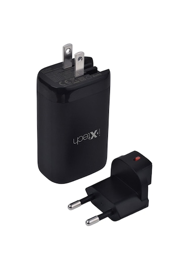 Ixtech 6971202170690 Ix-hc2 65w Type-c Ve Usb Portlu Seyahat Tipi Hızlı Şarj Aleti