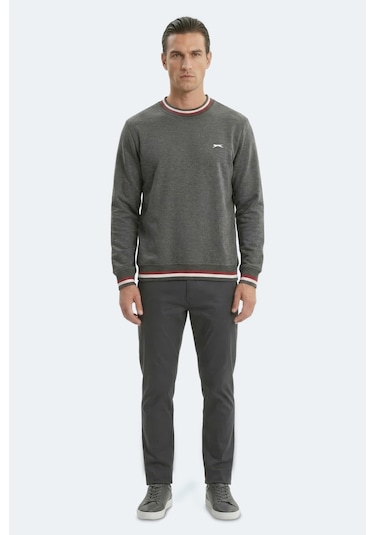 Slazenger Keystone I Erkek Antrasit Sweatshırt