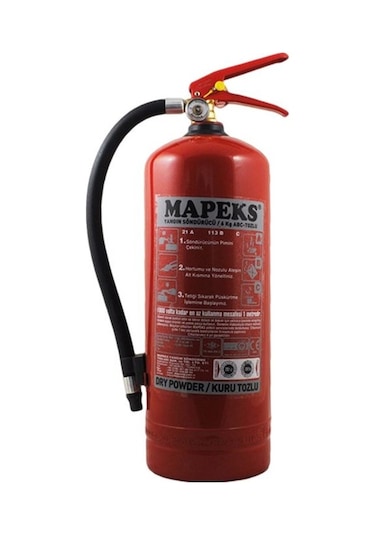 Abc Manometreli Yangın Söndürücü 6 KG
