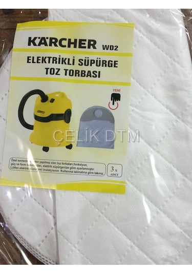 Karcher Wd2 Süpürge Bez Toz Torbası 10 Adet (138573344)