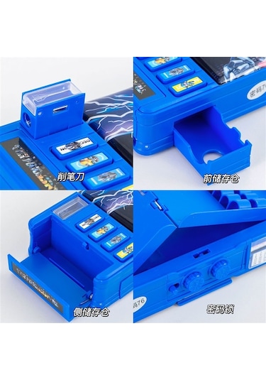 Çok Fonksiyonlu Şifreli Kilit Kırtasiye Kutusu Öğrenci Kalem