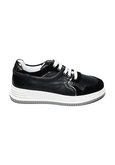 Bestello Bağcıklı Termoplastik Sneaker 101-232119-15 Kadın Ayakkabı Siyah