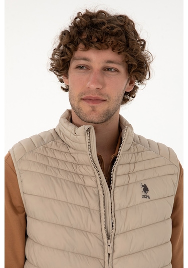 U.s. Polo Assn. Erkek Koyu Bej Yelek Dokuma 50312012-vr088 Koyu Bej