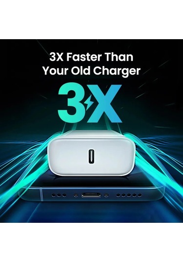 Pd 20w Hızlı Şarj İphone Uyumlu 14 13 12 11 Pro Max Mini 7 8 Artı Xr Tipi C Eu 2m Cable - Kit
