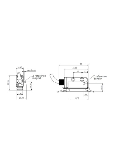 Atek Mls120-b5-005-ttl-2-5m-ssl-s40 , 5vdc 5um Manyetik Lineer Enkoder