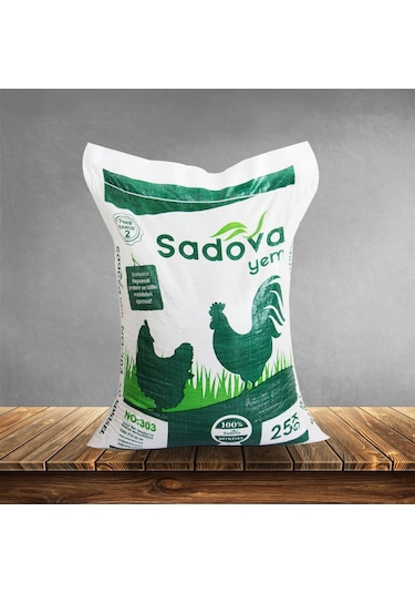 Sadova 2.Dönem- Salma Tavuk Yumurta Yemi Pelet 25 Kg- 303