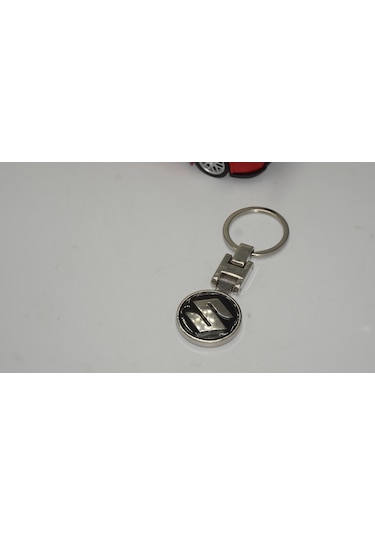 Suzuki Uyumlu Logo Krom Metal Çift Yön Anahtarlık Ürün