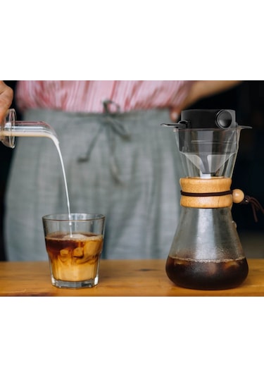 Potu Pour Over Katlanır Kamp Filtre Kahve Demleme Potu Çok Renkli