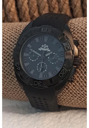 Polo Country Pc789 Erkek Kol Saati Siyah