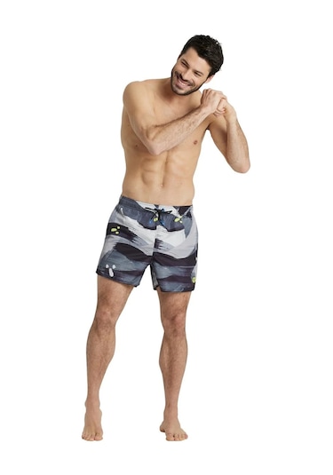 Arena 005253520 Men's Beach Short Allover Erkek Şort Mayo Renklı