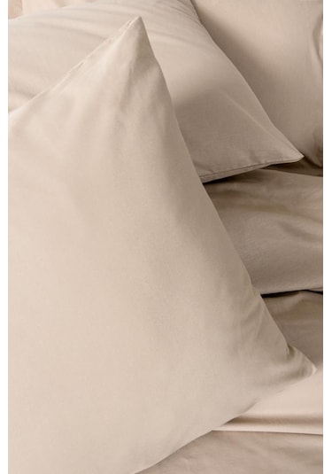 Cotton Box Plain Bej Çift Kişilik Nevresim Takımı