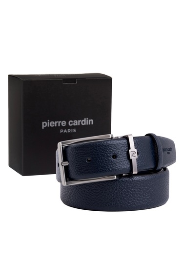 Pierre Cardin Deri Erkek Kemer En 3,5 Cm Pc100f Lacivert - Floater