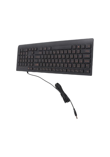 Dianziye 108 Tuşlu Usb Kablolu Sessiz Çin Klavyesi - Dayanıklı Yazı, Hızlı Tepki, Ev/ofis Kullanıma Uygun