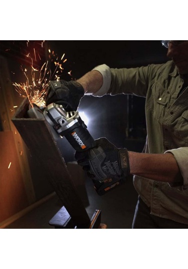 Worx WX813 115 MM Akülü Profesyonel Avuç Taşlama Makinesi