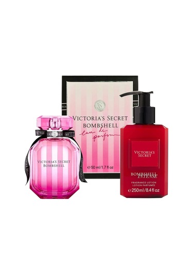 ﻿Victoria's Secret Bombshell Kadın Parfüm EDP 50 ML + Bombshell Intense Vücut Losyonu 250 ML