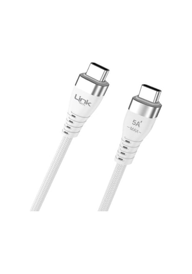 LinkTech K653 Premium USB-C/Type-C 100W Şarj Kablosu