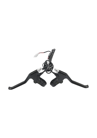 Shineyee Elektrikli Araçlar İçin Tam Alüminyum Fren Kolu, 22.2mm Saplı, 165cm Tel, Siyah, 1.75mm-2.8 Ekleme Tipi