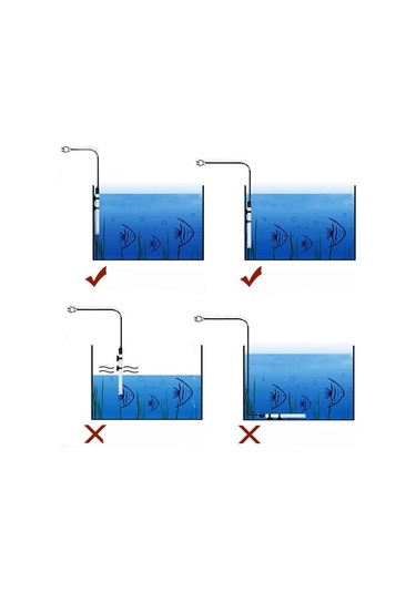 Agoodshop Akvaryum Camı Balık Sıcaklık Tankı S220-240v