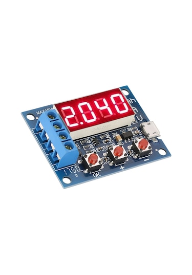 Lemestar 1.2-12v Pil Kapasite Test Cihazı, Dış Yükle Discharge Tipi, 18650 Destekli, Gerçek Zamanlı Voltaj-akım Gösterimi, Mikro Usb Beslemeli Ana Kart + 2 Adet 5w7.5r Direnc