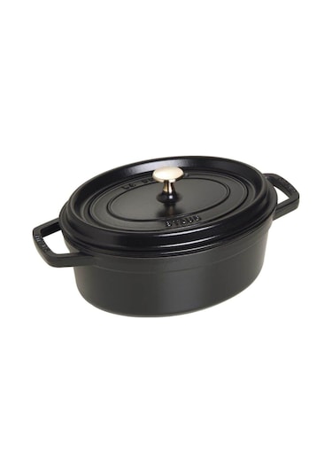 Staub 405093190 Döküm Tencere Oval 31 Cm Siyah Renkli