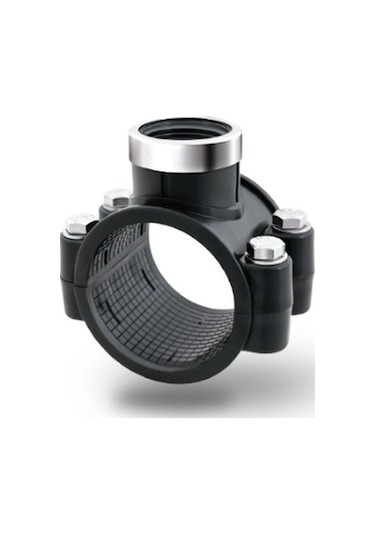 Poelsan Priz Kolye Galvaniz Cıvatalı Metal Yüzüklü 32 X ¾'' 25 Adet Siyah