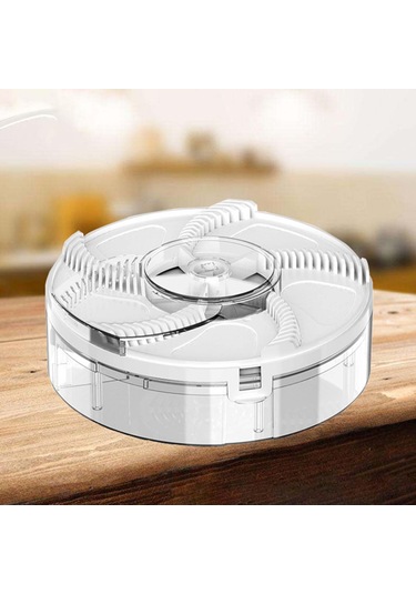 Suntek Dönen Elektrikli Sinek Kapanı Kontrolü Şarj Beyaz