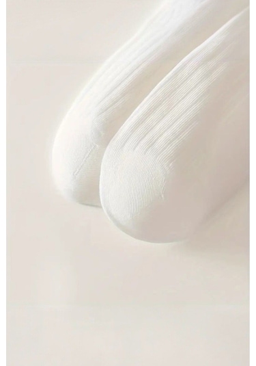 Kadın 5 Çift Premium Kalite Çizgili Kalp İşlemeli Tenis Soket ASORTİ