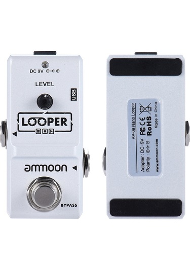 Ammoon Ap-09 Nano Serisi Looper Elektro Gitar Monoblok Beyaz