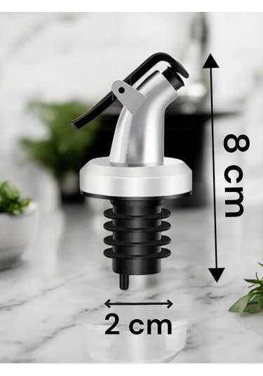 4 Adet Kapaklı Damlatmaz Yağ Tıpası Sirkelik Sosluk Yağdanlık Ucu