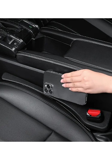 Atay Garage 2 Adet Siyah Renk Araba Koltuk Arası Düzenleyici 40-7cm Ebatlarında