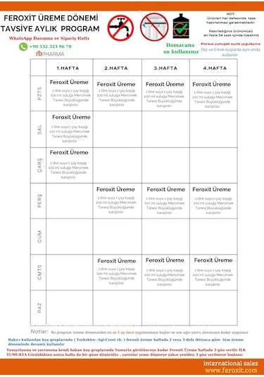 Feroxit Büyük Irk Kanaryalar İçin Özel Olarak Geliştirilen Daha Fazla Üreme