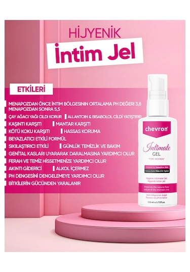 Chevron Parfümlü İntim Jel 110 ML