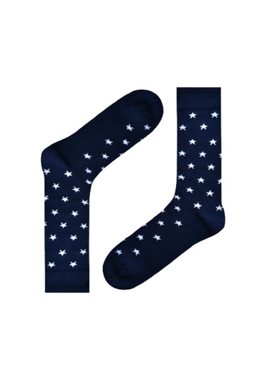 Darkzone Desenli Erkek Çorap - Dzcp0302 Lacivert