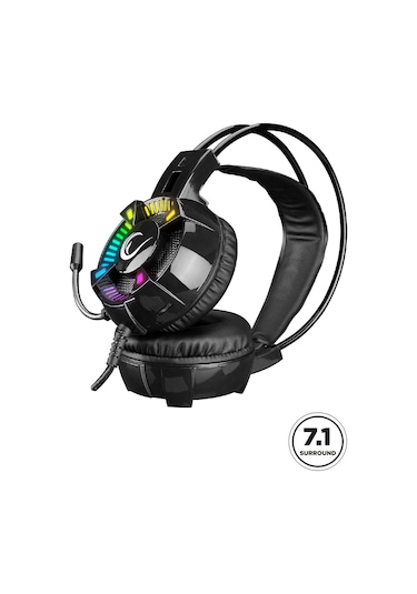 Rampage Styles USB 7.1 Version RGB Oyuncu Mikrofonlu Kulaklık