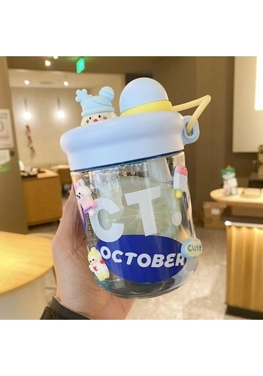 Pazly Çaysız Isısı Olan Büyük Kapasiteli Plastik Çiftçi Pipet Bardağı Sarı Sarı