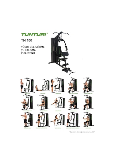 Tunturi TM 100 Vücut Geliştirme ve Çalışma İstasyonu