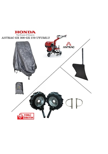 Antrac Çapa Uyumlu Teker - Branda - Pulluk Seti Yerli Üretim
