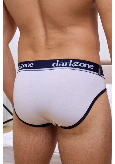 Darkzone Erkek Beyaz Önü Açık Slip Külot