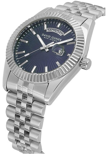 Davıd Guner Dg-9019ga-a3 Erkek Kol Saati. Gümüş