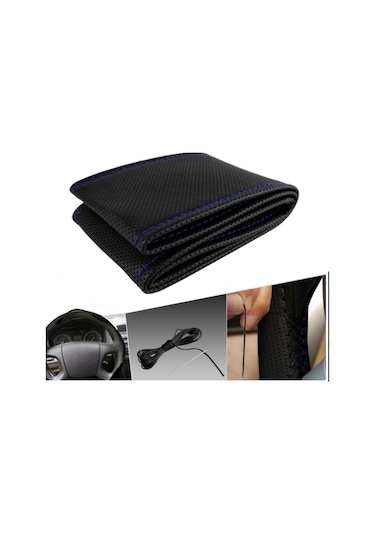 Otokılıfcı Sarmalı Dikmeli Noktalı Model Deri Direksiyon Kılıfı