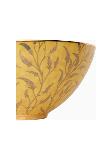 L'objet L Objet X Fortuny Orfeo Gold Detaylı Orta Boy Servis Kasesi Sarı